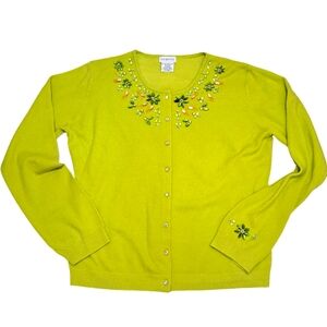 Vintage George bejeweled cardigan